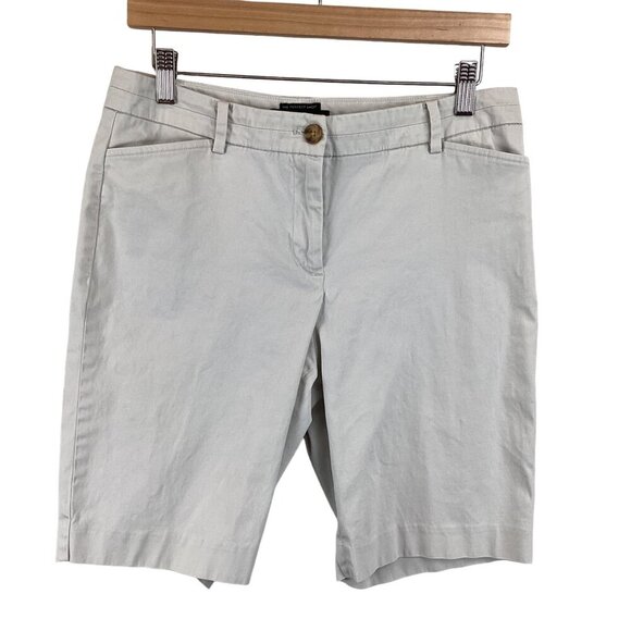 Talbots The Perfect Short 6P Beige Bermuda Petite Front & Back Pockets‎ - Picture 1 of 8